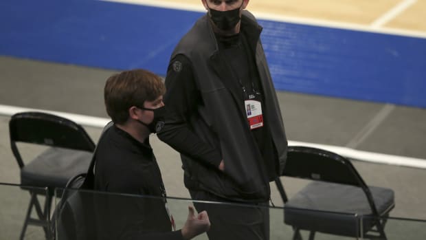Nets director of basketball operations Ryan Gisriel